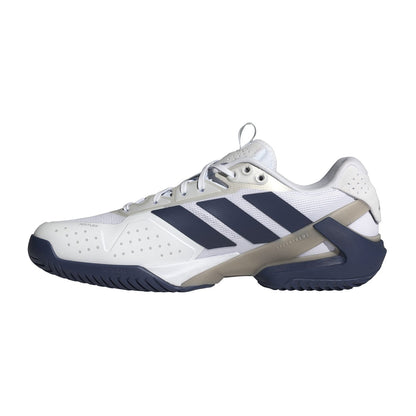 Sapatilhas de Ténis Masculina Adidas Ubersonic 5 All Court - Branco / Azul escuro
