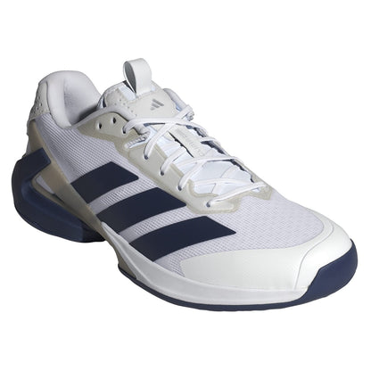 Sapatilhas de Ténis Masculina Adidas Ubersonic 5 All Court - Branco / Azul escuro