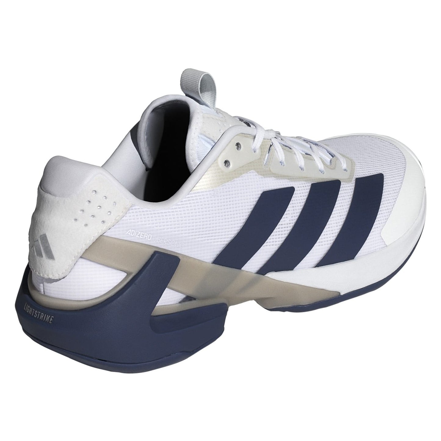 Sapatilhas de Ténis Masculina Adidas Ubersonic 5 All Court - Branco / Azul escuro