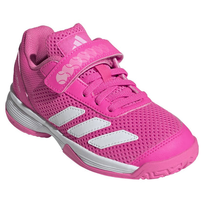 Adidas Courtflash K  Shoes - Pink/Lucid Pink
