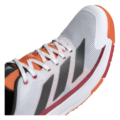 Adidas Crazyquick LS Men Padel Shoes - White/Orange
