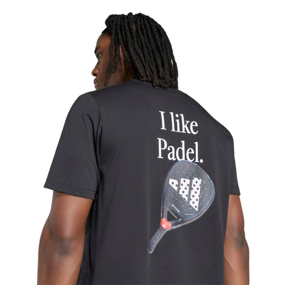 Adidas Padel Cat Graph T-Shirt - Black