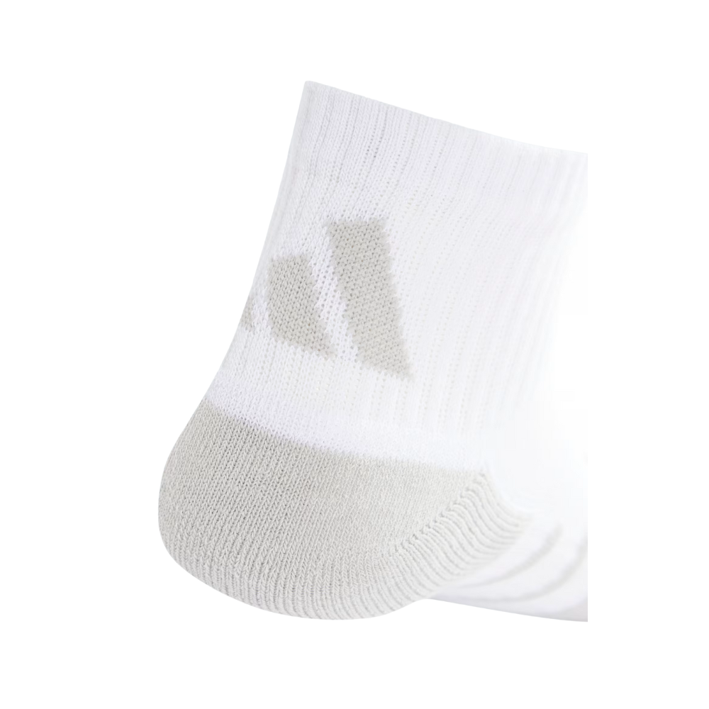 Meias Adidas Cushioned Quarter 3P - Brancas