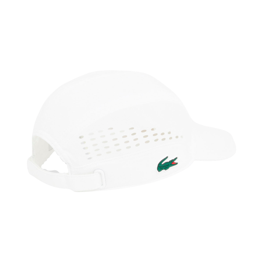 Lacoste Diamond Taffeta Cap - White