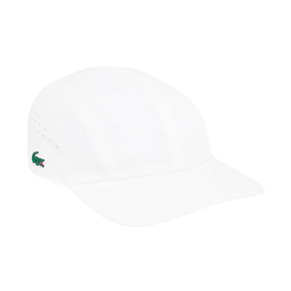 Lacoste Diamond Taffeta Cap - White