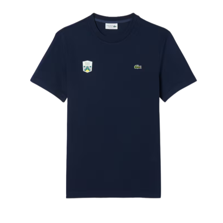 T-Shirt Lacoste Rolex Paris Masters - Azul Marinho