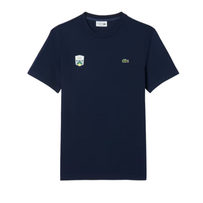 T-Shirt Lacoste Rolex Paris Masters - Azul Marinho