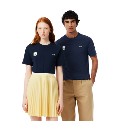 T-Shirt Lacoste Rolex Paris Masters - Azul Marinho