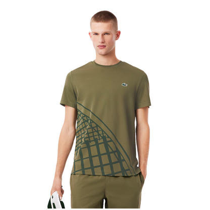 T-Shirt Lacoste UltraDry - Verde Militar