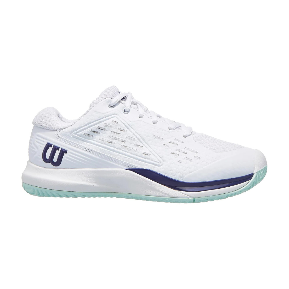 Sapatilhas de Ténis Junior Wilson Rush Pro Ace - Branco/Bay/Azul Skipper