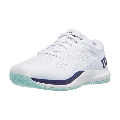Sapatilhas de Ténis Junior Wilson Rush Pro Ace - Branco/Bay/Azul Skipper