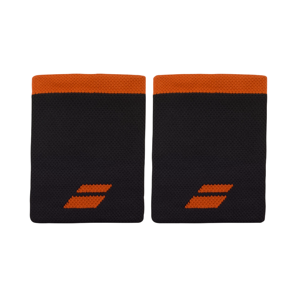 Babolat Jumbo Logo Wristband - Black/Red
