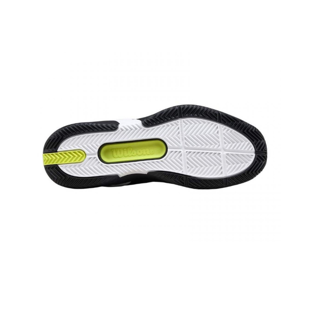 Wilson Rush Pro 5 Clay Court Men Tennis Shoes - Black/White/Stormy Wheather
