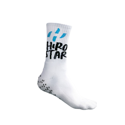Hirostar Grip Force Socks - White