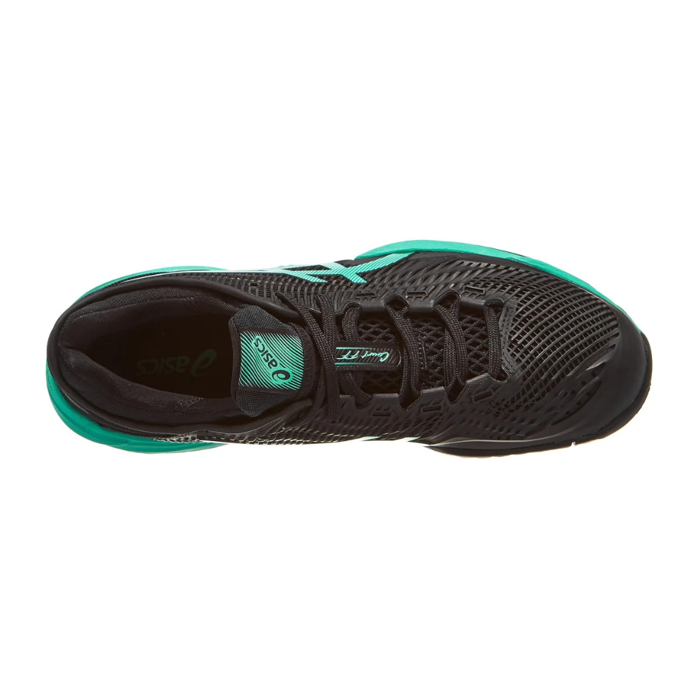 Asics Court FF 3 All Court Men Tennis Shoes - Black/Aurora Green