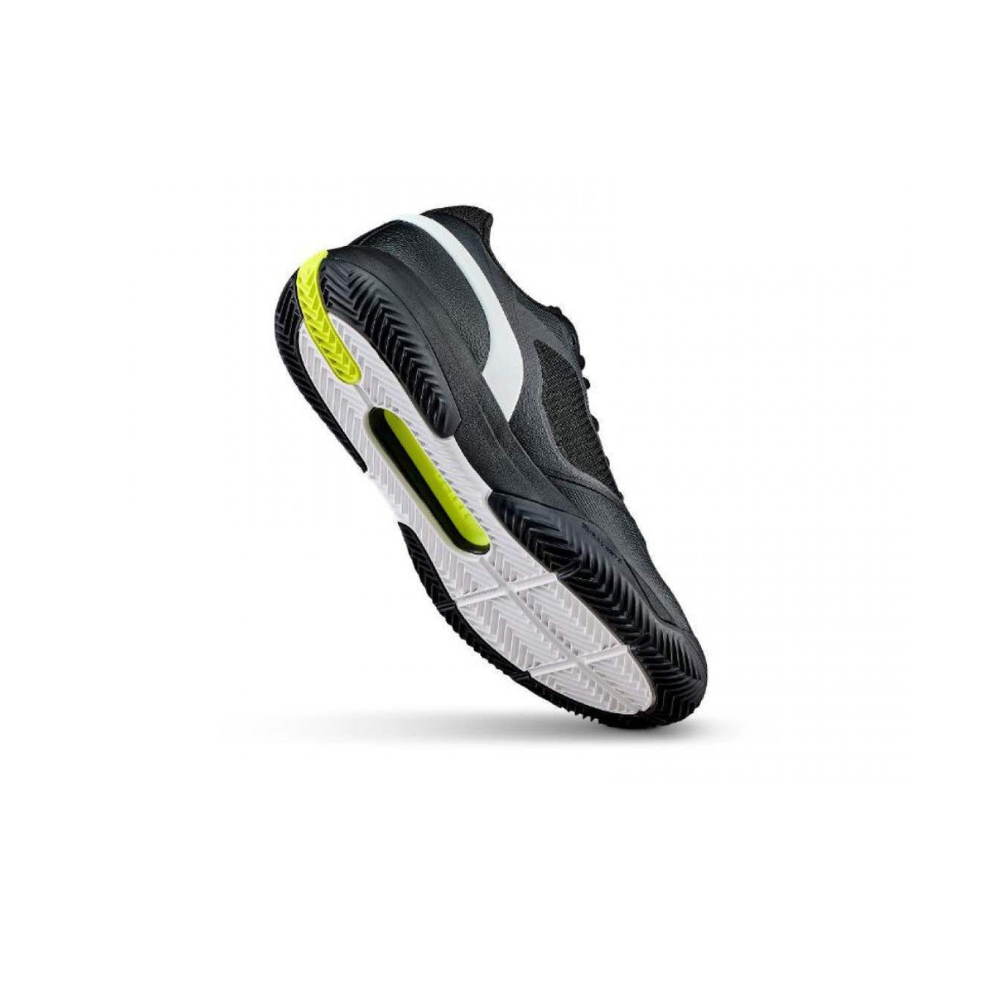 Wilson Rush Pro 5 Clay Court Men Tennis Shoes - Black/White/Stormy Wheather
