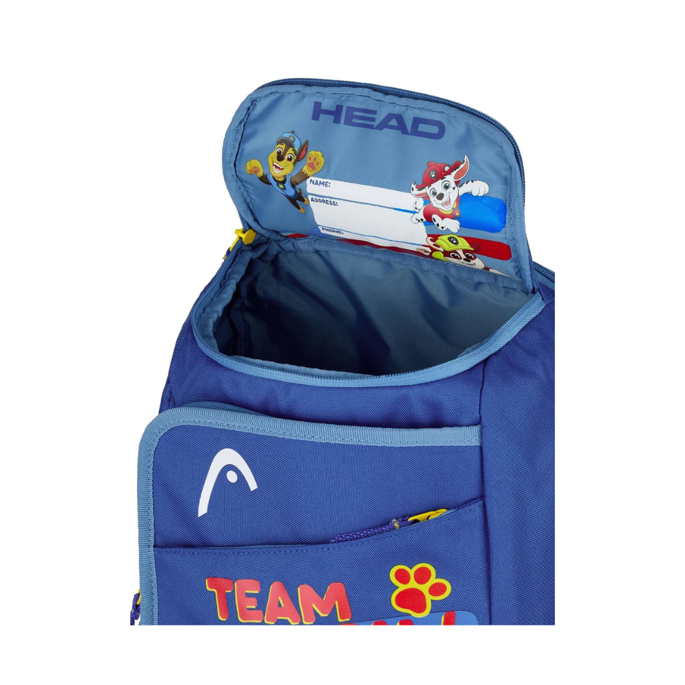 Mochila de Ténis Junior Head Patrulha Pata  - Azul