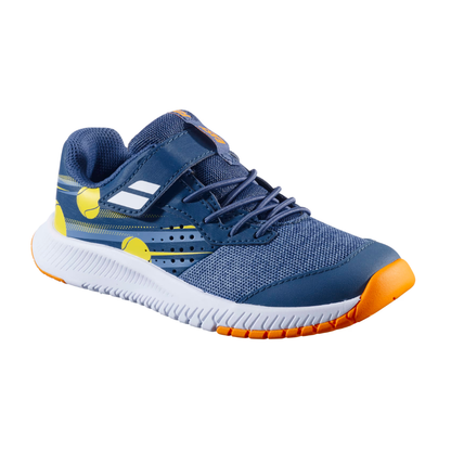 Babolat Pulsion All Court Junior Tennis Shoes - Blue/Yellow