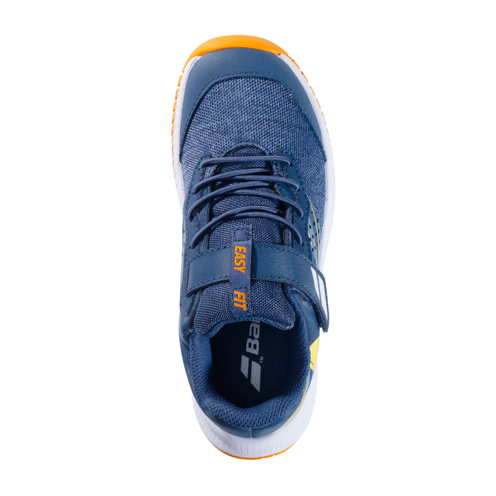 Babolat Pulsion All Court Junior Tennis Shoes - Blue/Yellow