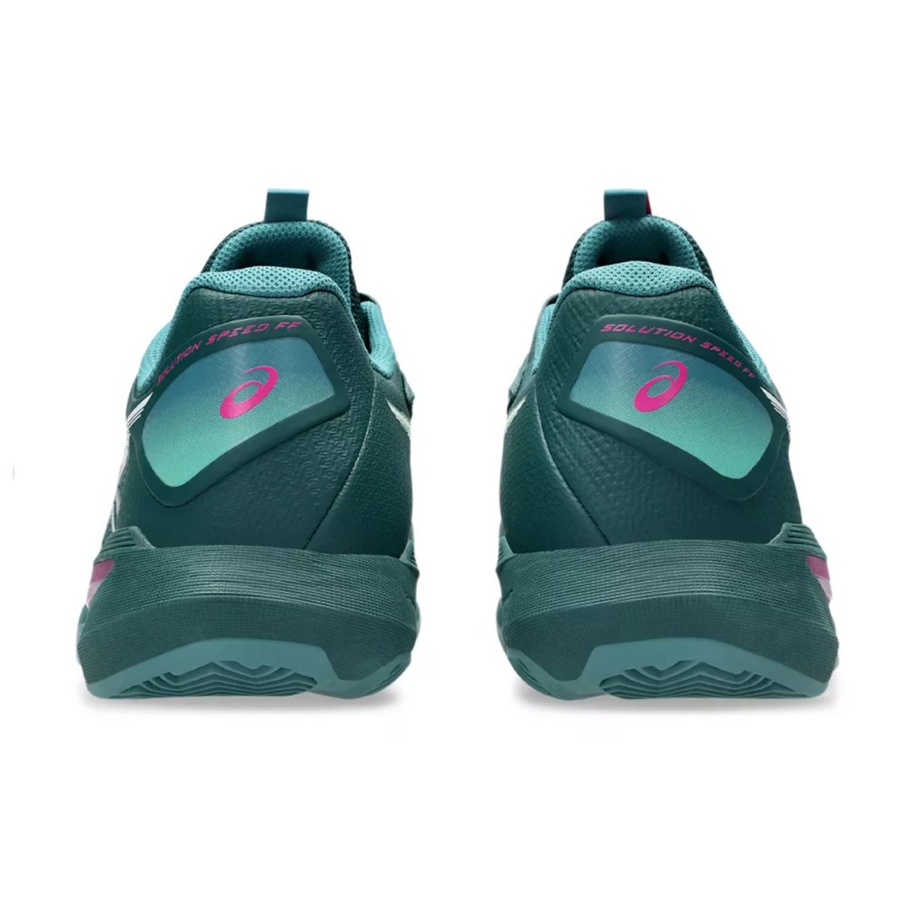 Asics Solution Speed FF 4 Clay Court Men Tennis Shoes - Dark Neptune/White