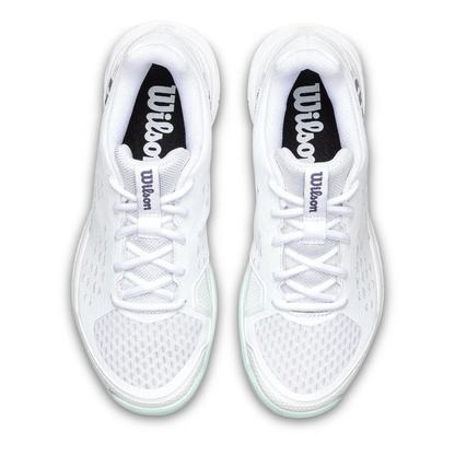 Wilson Rush Pro L Junior Shoes - White/Mint Green