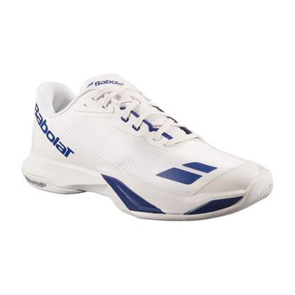 Babolat Jet Mach 4 All Court Men Tennis Shoes - Cream/Dark Blue