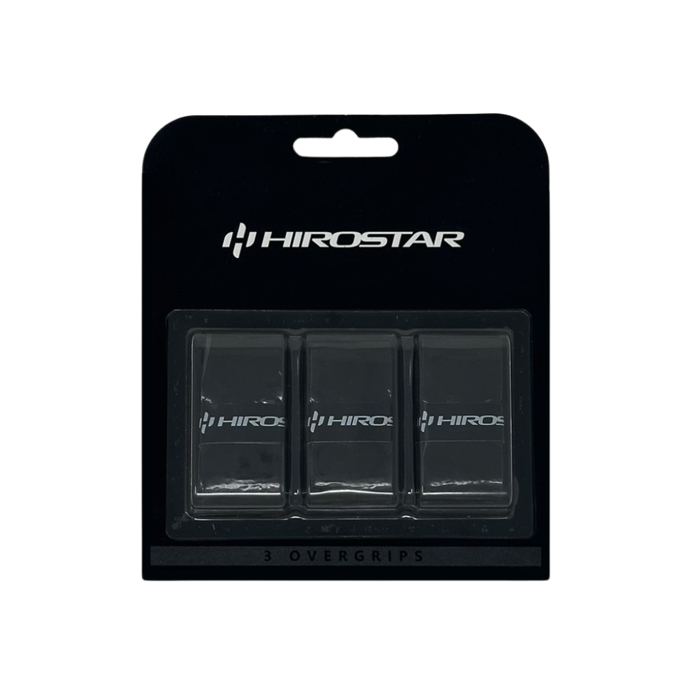 Hirostar 3-Pack Padel Overgrip - Black