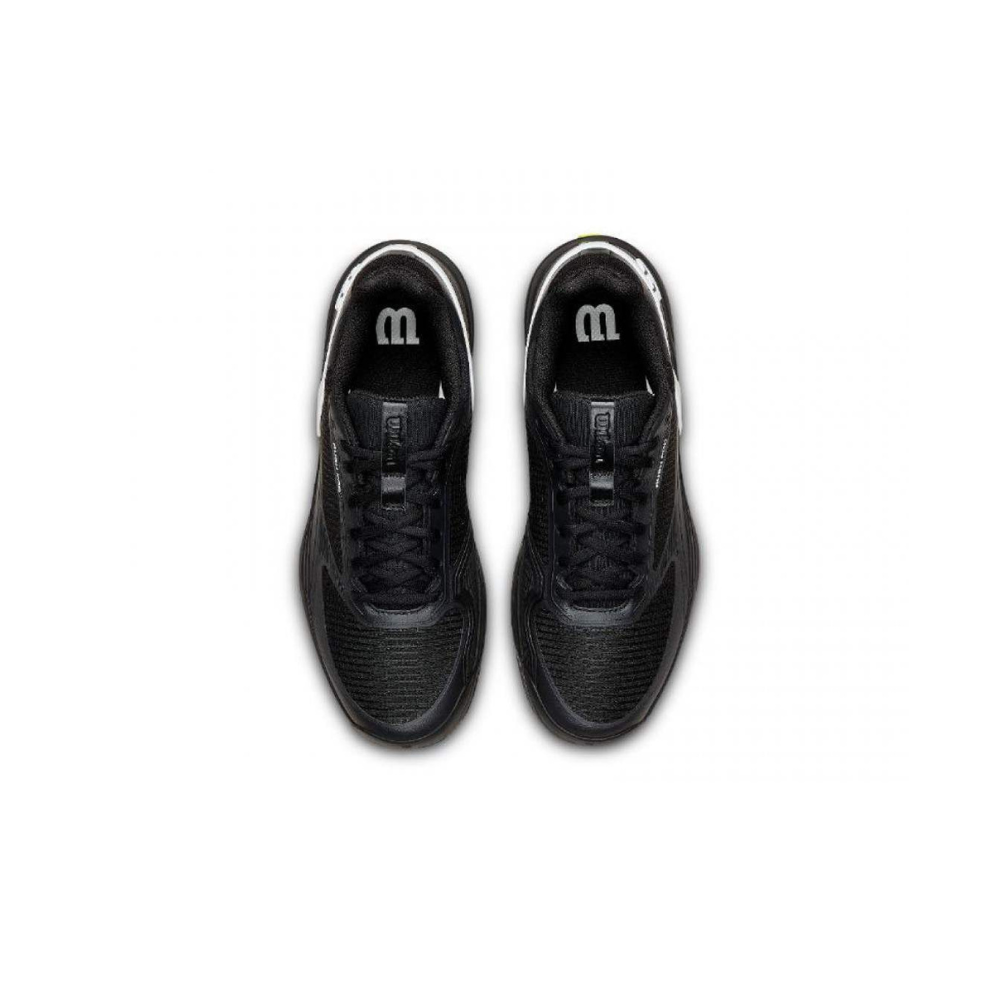 Wilson Rush Pro 5 Clay Court Men Tennis Shoes - Black/White/Stormy Wheather