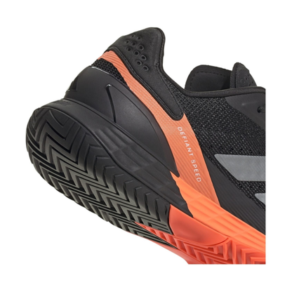 Adidas Defiant Speed 2 All Court Men Tennis Shoes - Black/Orange