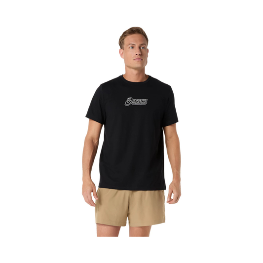 Asics Logo Graphic Men T-Shirt - Performance Black