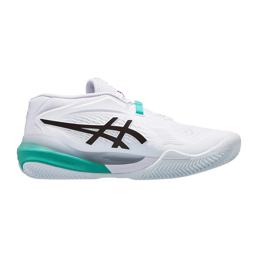 Asics Gel-Resolution X Clay Court Men Tennis Shoes - White/Aurora Green