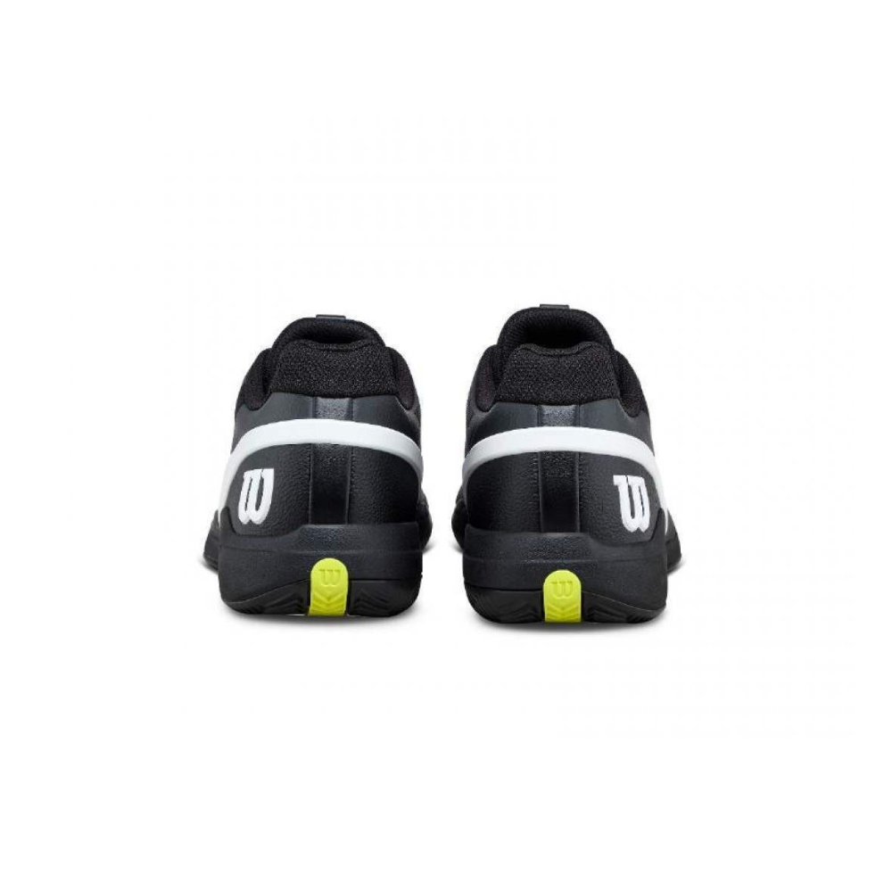Wilson Rush Pro 5 Clay Court Men Tennis Shoes - Black/White/Stormy Wheather