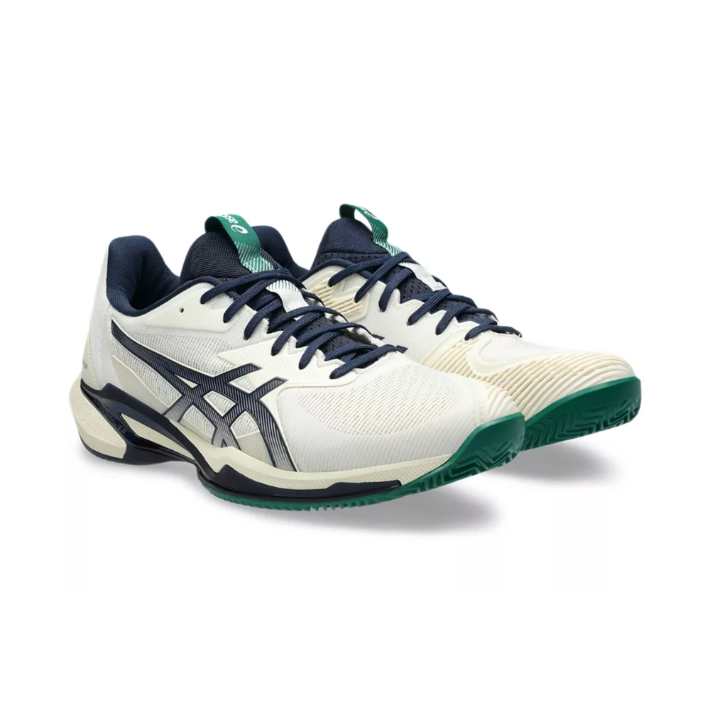Asics Solution Speed FF 3 Clay Court Men Tennis Shoes - Cream