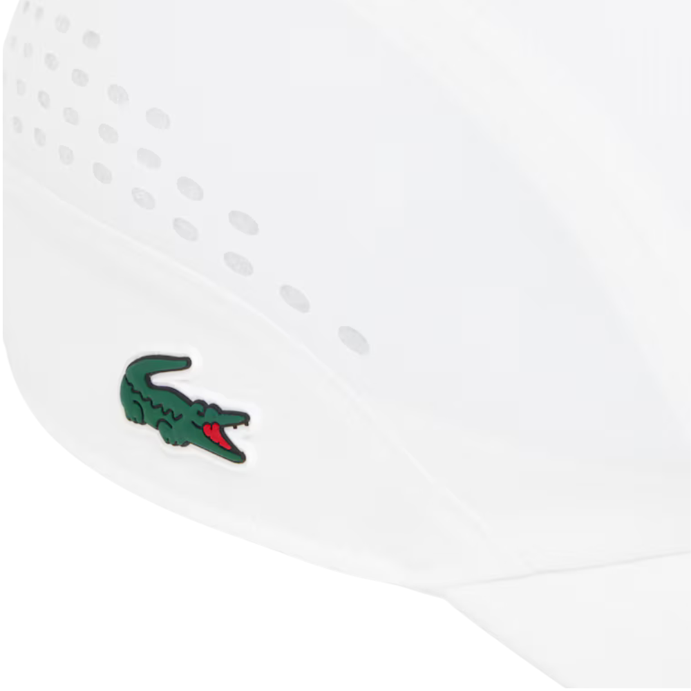 Lacoste Diamond Taffeta Cap - White