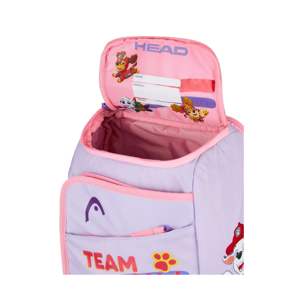 Mochila de Ténis Junior Head Patrulha Pata - Rosa