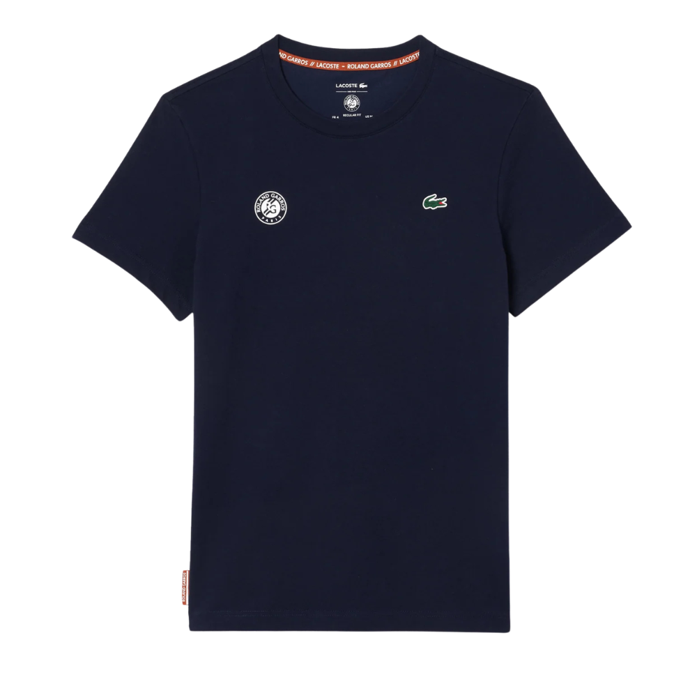 Lacoste Roland Garros Ultra- Dry T-Shirt Men - Navy