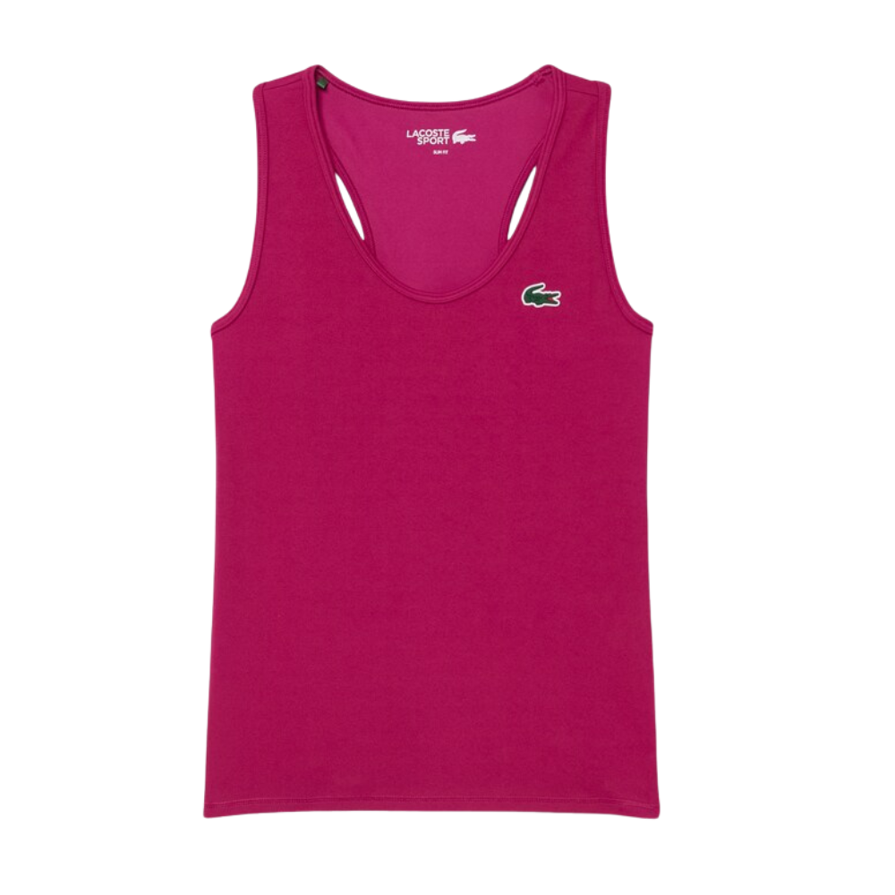 Lacoste Sport Tank Top Slim Fit Women - Rose Fushia