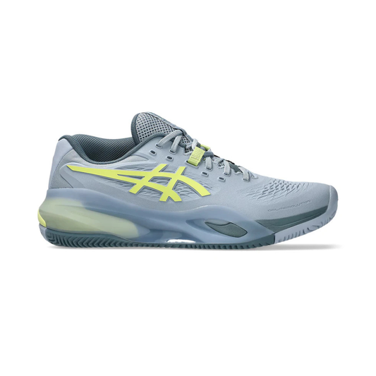 Asics Gel-Resolution X Clay Court Men Tennis Shoes - Grey Blue / Pistachio