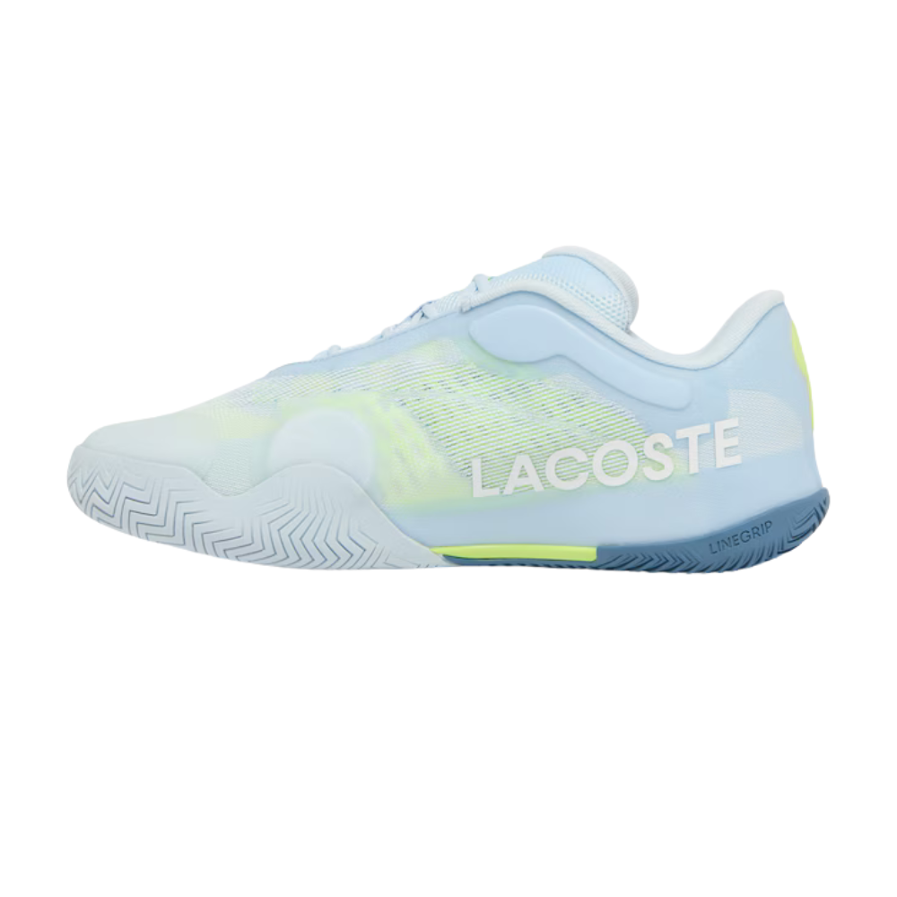 Sapatilhas de Ténis Masculina Lacoste AG-LT Pro All Court - Azul claro / Amarelo
