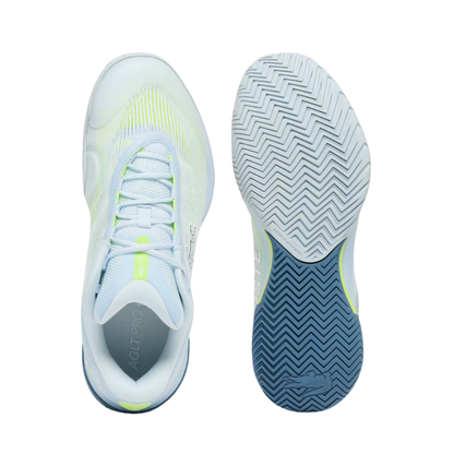 Sapatilhas de Ténis Masculina Lacoste AG-LT Pro All Court - Azul claro / Amarelo