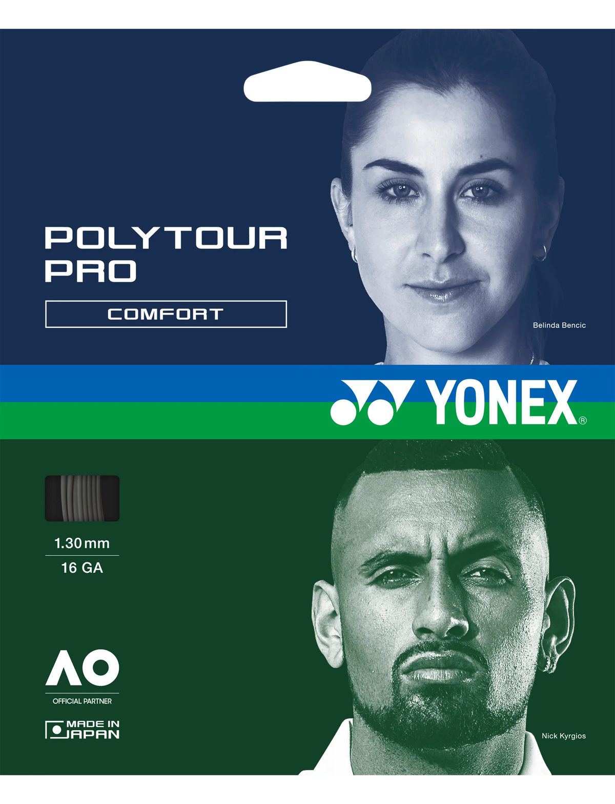 Yonex Polytour Pro 1.30 String Set - Graphite