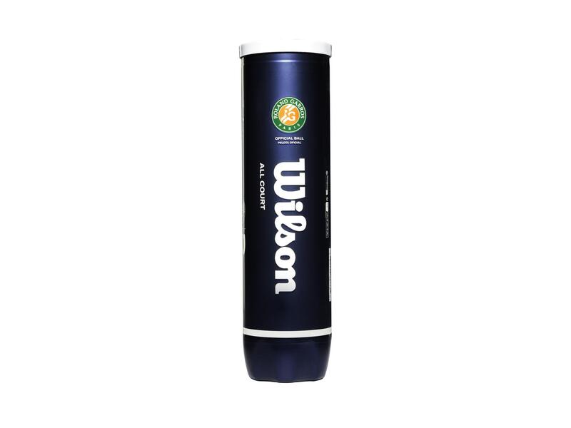 Wilson Roland Garros All Court Tennis Ball - 4 Ball Tube (New Packing)