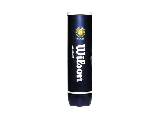 Tubo de Bolas de Ténis Wilson Roland Garros All Court