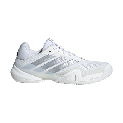 Sapatilhas de Ténis Masculina Adidas Barricade 14 M Clay Court - Branco / Prata