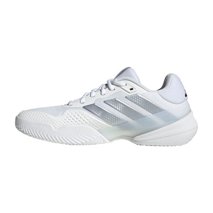 Sapatilhas de Ténis Masculina Adidas Barricade 14 M Clay Court - Branco / Prata