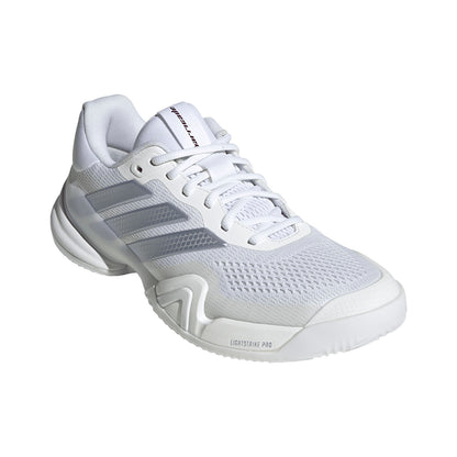 Sapatilhas de Ténis Masculina Adidas Barricade 14 M Clay Court - Branco / Prata