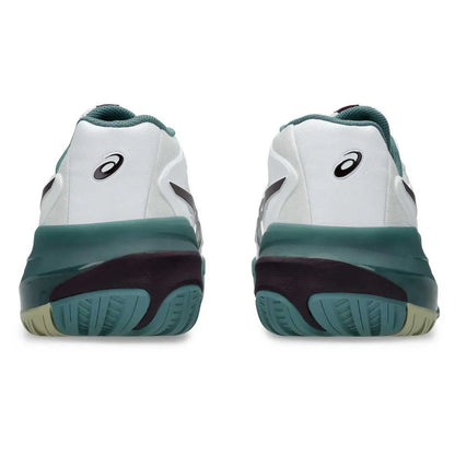 Sapatilha de Ténis Masculina Asics Gel-Resolution X All Court -Branco/Beringela Escuro