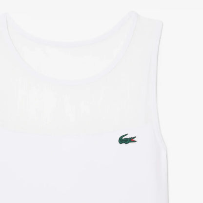 Lacoste Pleated Dress Women - White