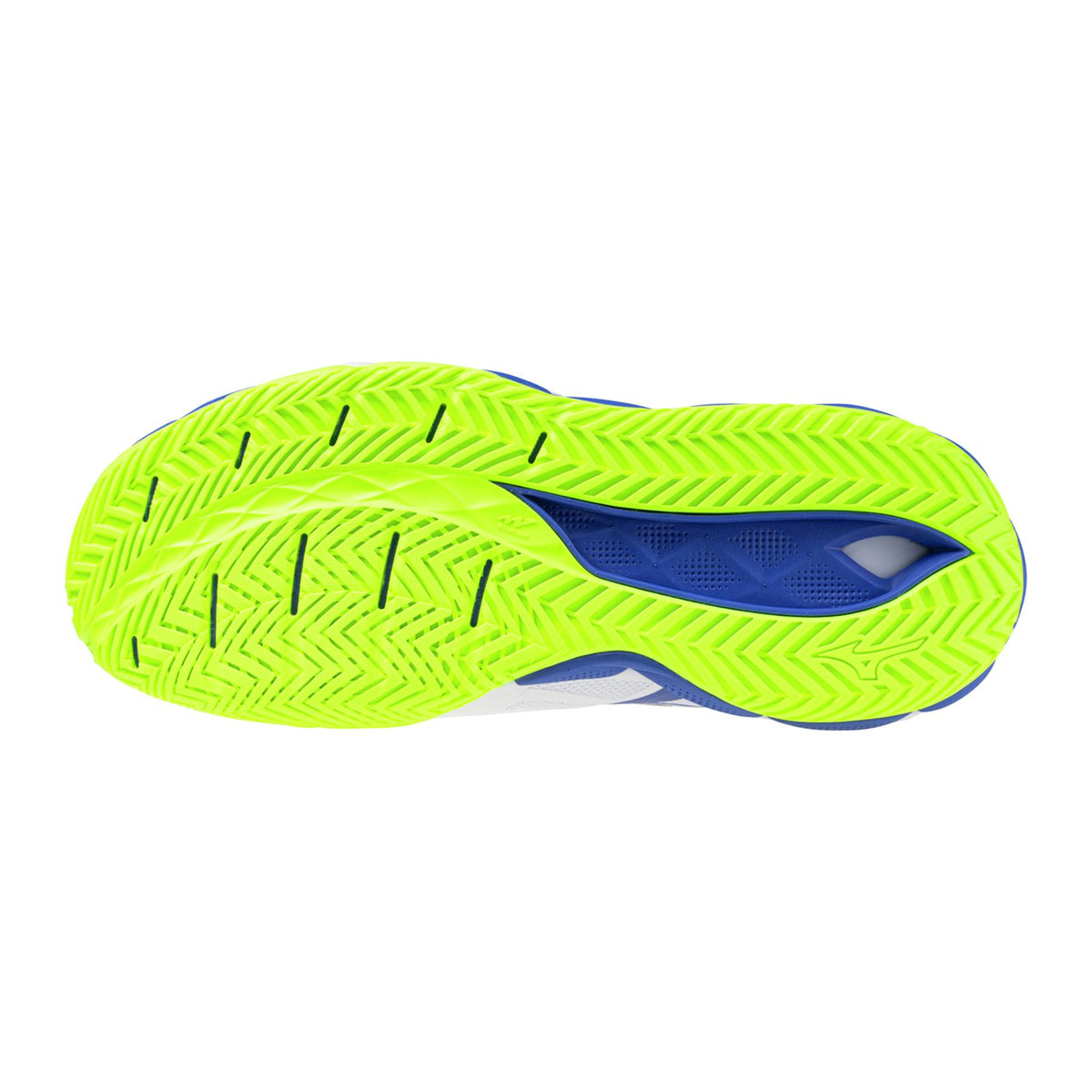 Mizuno Wave Enforce Tour 2 All Court Men's Tennis Shoes - White/Blue/Light Yellow