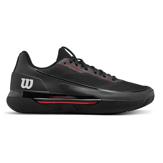 Sapatilhas de Ténis Masculina Wilson Rush Tour 5 CTC All Court - Preto / Vermelho